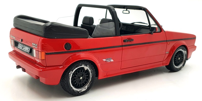 Otto Mobile 1/18 Scale Resin OT052 - Volkswagen VW Golf I Cabriolet - Red