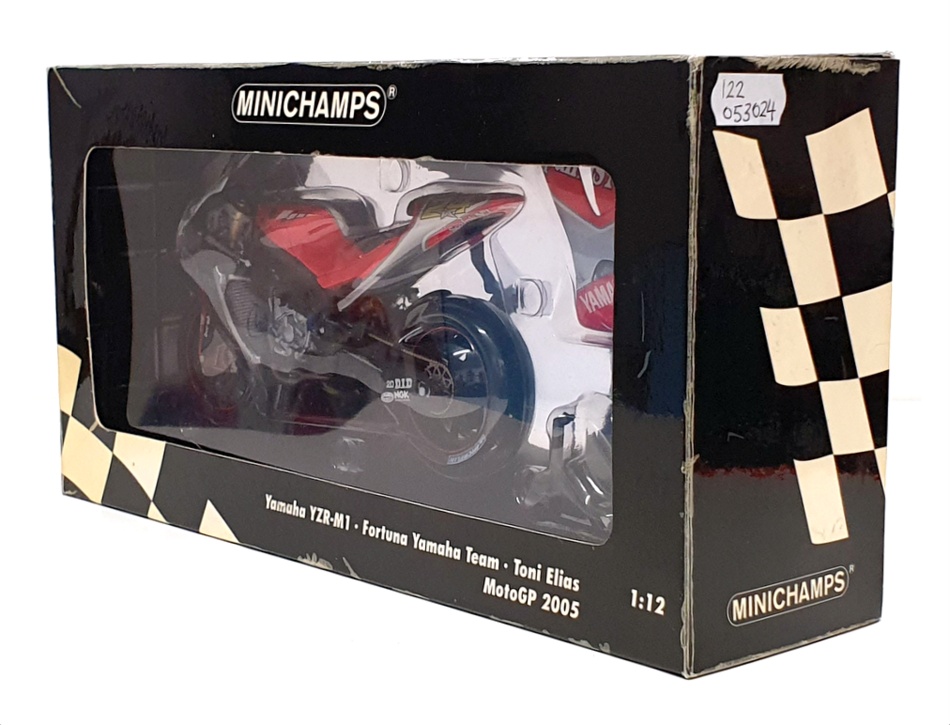 Minichamps 1/12 Scale 122 053024 - Yamaha YZR-M1 - T. Elias MotoGP 2005