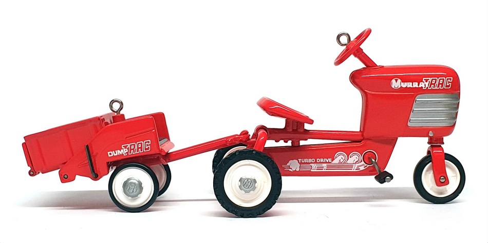 Hallmark Kiddie Car Classics 06376 - 1955 Murray Tractor Trailer Ornament - Red