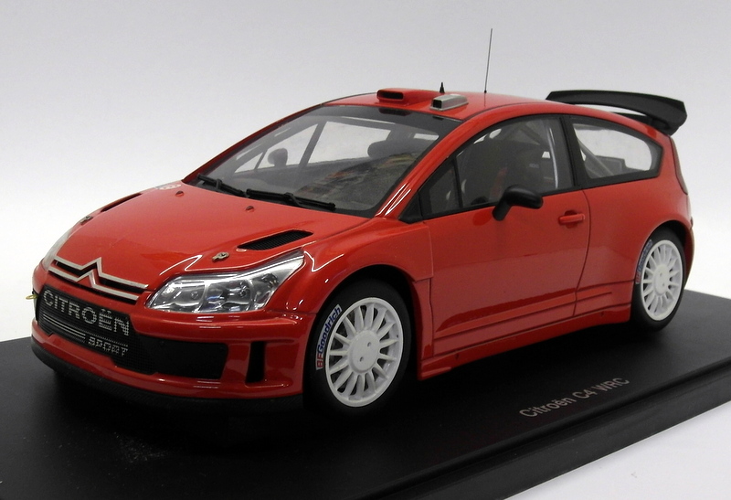 Autoart 1 18 Scale Diecast 80736 Citroen C4 Wrc Plain Body Version Red 7625935585311 Ebay