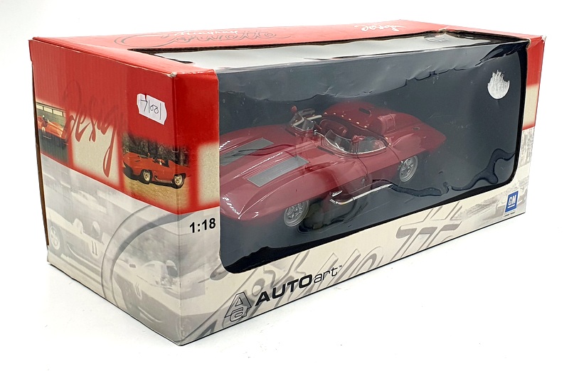 Autoart 1/18 Scale Diecast 71001 - 1959 Chervolet Corvette Stringray - Red