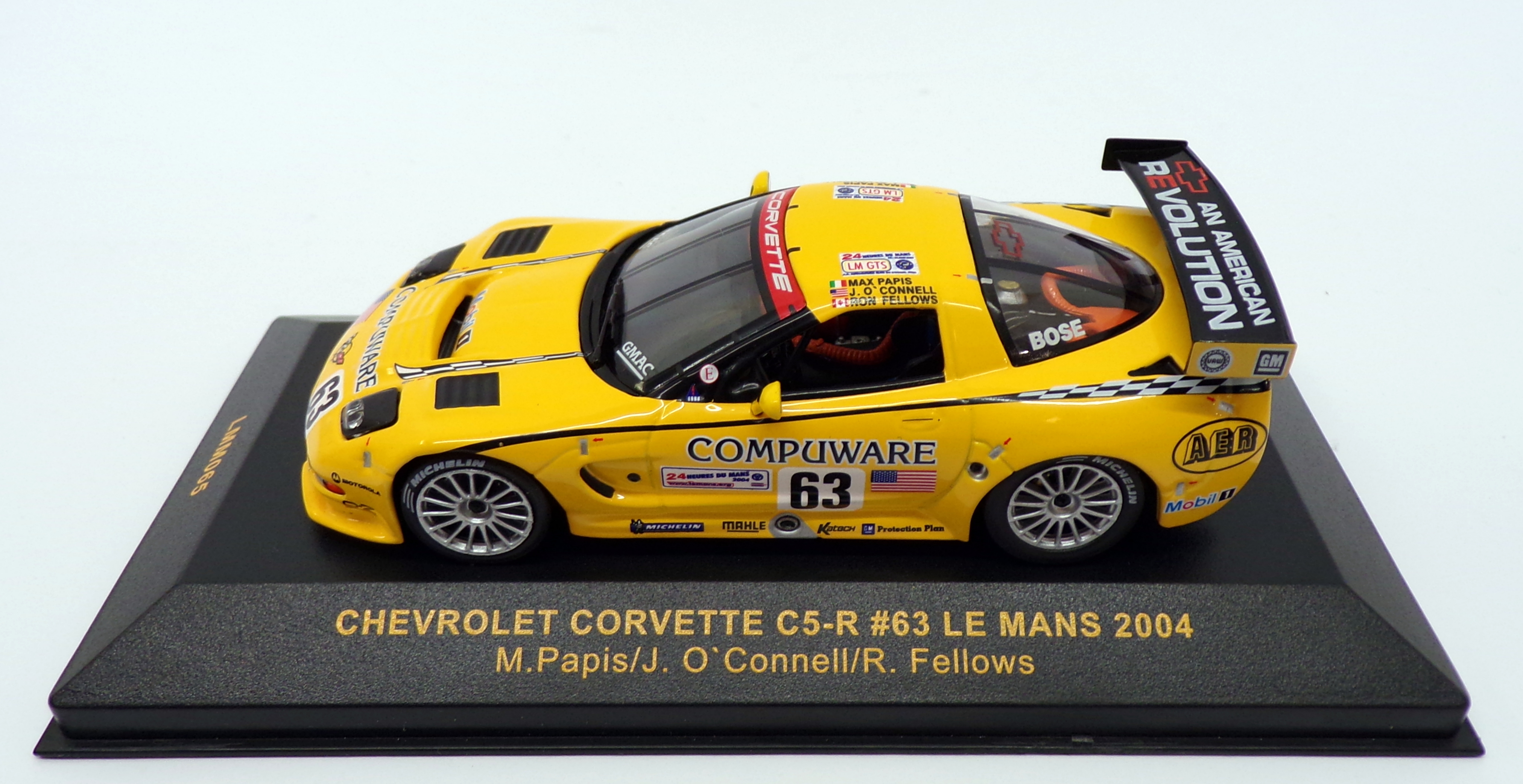 Ixo Models 1/43 Scale LMM065 - Chevrolet Corvette C5-R - Le Mans 2004
