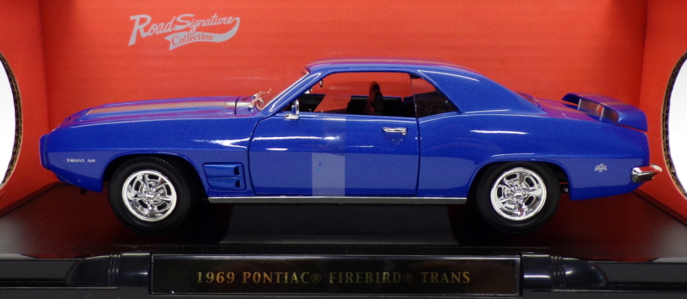 Lucky Diecast 1/18 Scale 92368 - 1969 Pontiac Firebird Trans - Blue