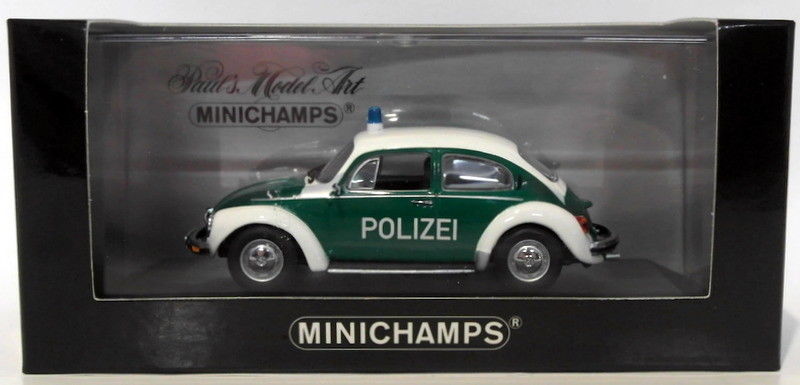 Minichamps 1/43 Scale Diecast 430 055190 - 1972 VW 1303 - Polizei Minichamps 1/43 Scale Diecast 430 055190 - 1972 VW 1303 - Polizei
