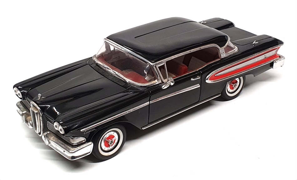 Road Signature 1/18 Scale Diecast 3124P - 1958 Edsel Citation - Black/Red