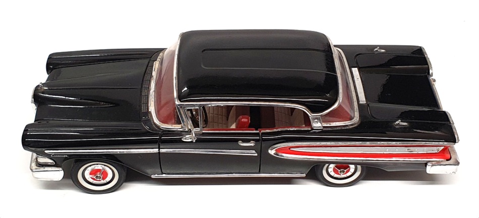 Road Signature 1/18 Scale Diecast 3124P - 1958 Edsel Citation - Black/Red