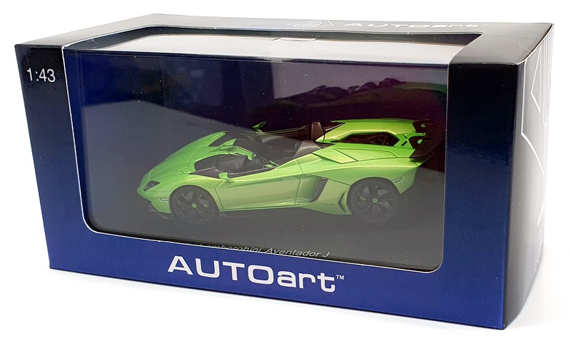 Autoart 1/43 Scale Model Car 54654 - 2012 Lamborghini Aventador J - Green