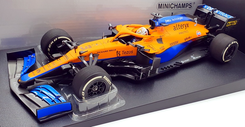 Minichamps 1/18 Scale 530 213303 - McLaren F1 MCL35M D.Ricciardo #3 Italian 2021 Minichamps 1/18 Scale 530 213303 - McLaren F1 MCL35M D.Ricciardo #3 Italian 2021