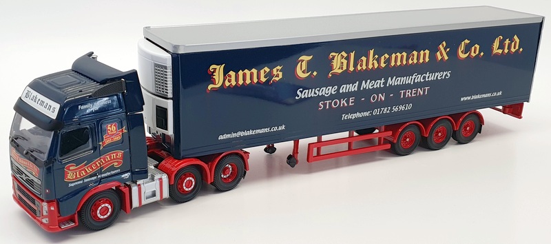 Corgi 1/50 Scale CC14027 - Volvo FH Face Lift Fridge Trailer J.T.Blaker