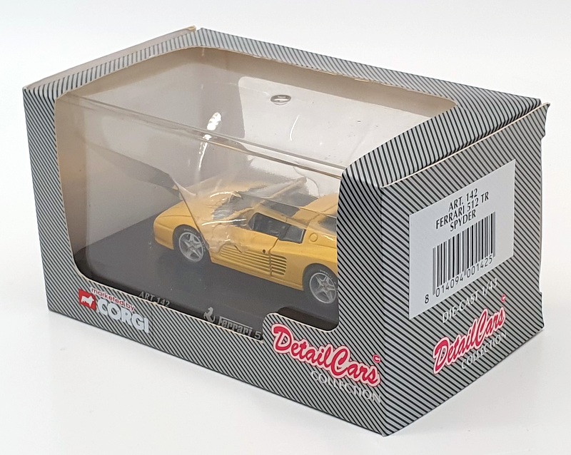 Detail Cars 1/43 Scale Model Car ART142 - Ferrari 512 TR Spyder - Yellow