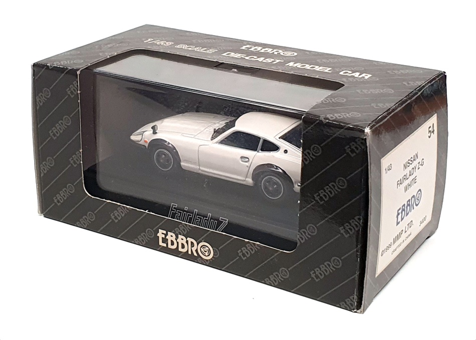 Ebbro 1/43 Scale Diecast 3400 - Nissan Fairlady Z-G - White Ebbro 1/43 Scale Diecast 3400 - Nissan Fairlady Z-G - White