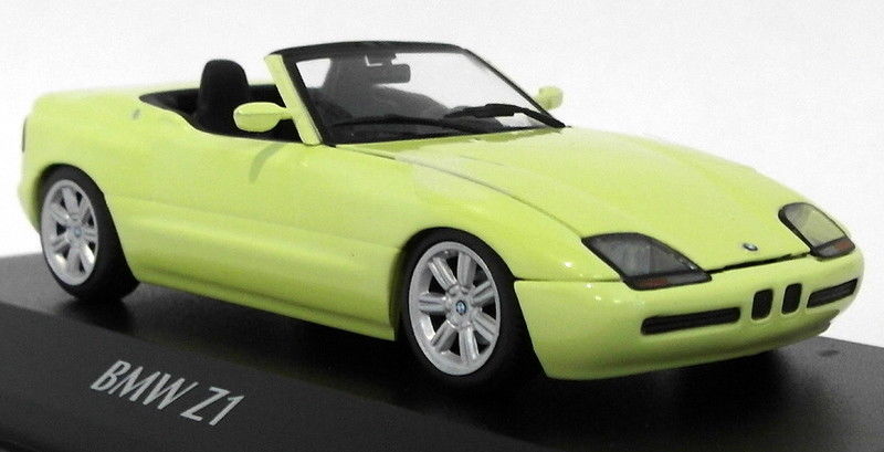 Maxichamps 1/43 Scale Diecast 940 020100 - 1991 BMW Z1 E30 - Yellow