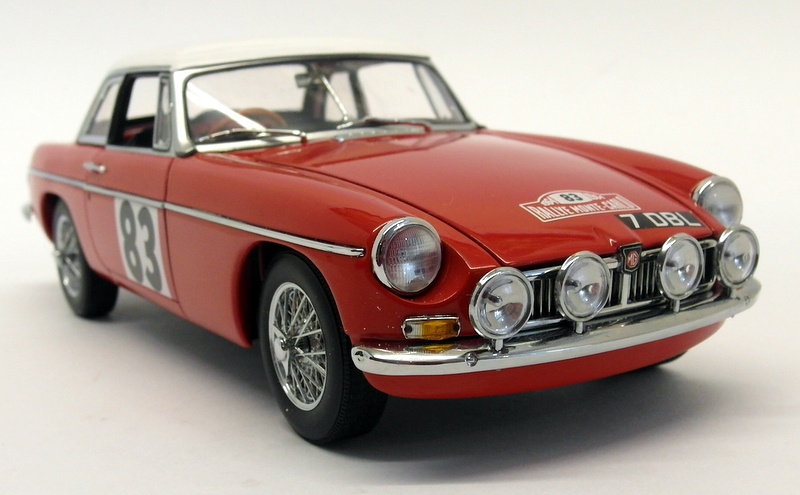 Autoart 1/18 Scale - 86481 MGB GT Mk2 Rally 1964 Winner Monte