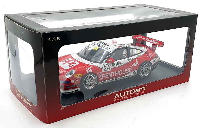 Autoart 1/18 Scale Diecast 80784 Porsche 911 997 GT3 Cup 2007 Penthouse #24