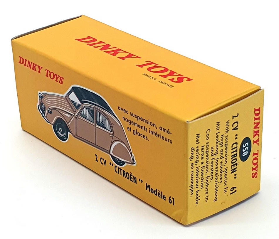 Atlas Editions Dinky Toys 558 - Citroen 2cv - Primrose