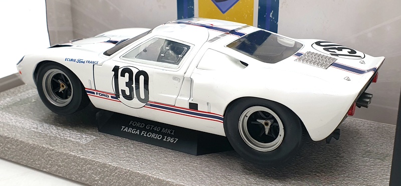 Solido 1/18 Scale Diecast S1803009 - Ford GT40 MK1 Targa Florio 1967 #130 Solido 1/18 Scale Diecast S1803009 - Ford GT40 MK1 Targa Florio 1967 #130