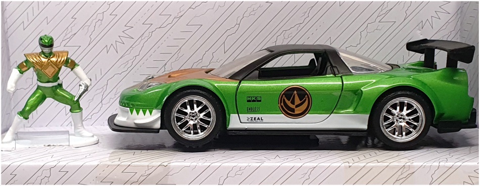 Jada 1/32 Scale 32871 - Green Ranger & 2002 Honda NSX Type-R Japan Spec