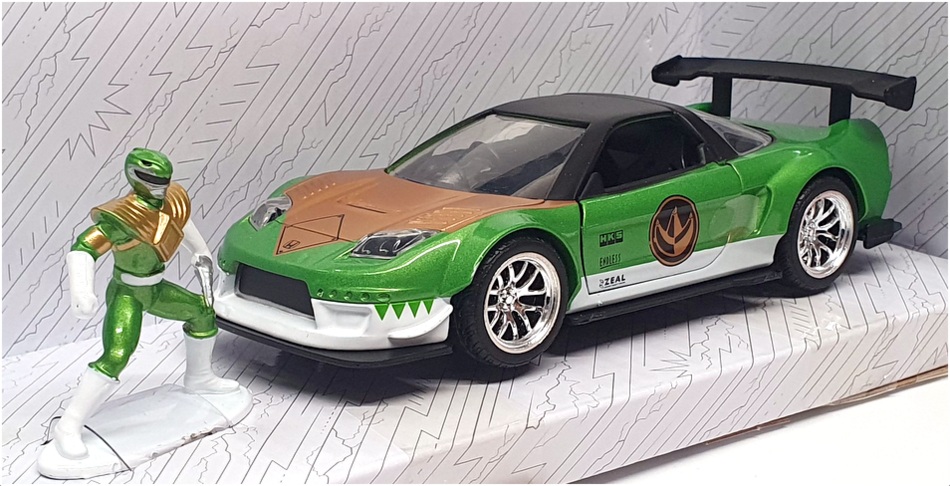 Jada 1/32 Scale 32871 - Green Ranger & 2002 Honda NSX Type-R Japan Spec