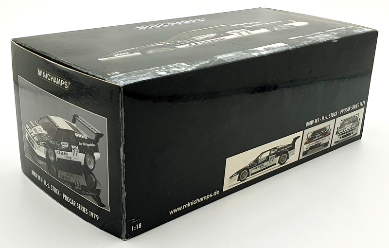 Minichamps 1/18 Scale 180 792977 BMW M1 Procar 1979 H.J.Stuck #77