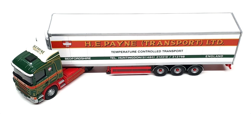 Corgi 1/50 Scale 76601 - Scania Refridgerated Box Trailer - H.E. Payne Trans