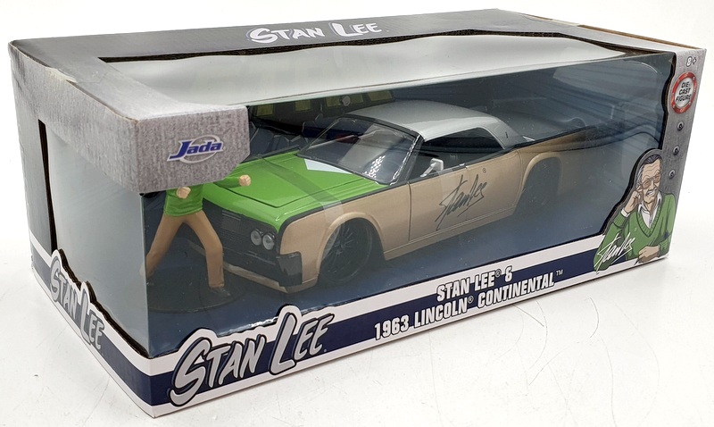 Jada 1/24 Scale Diecast 32778 - Stan Lee & 1963 Lincoln Continental