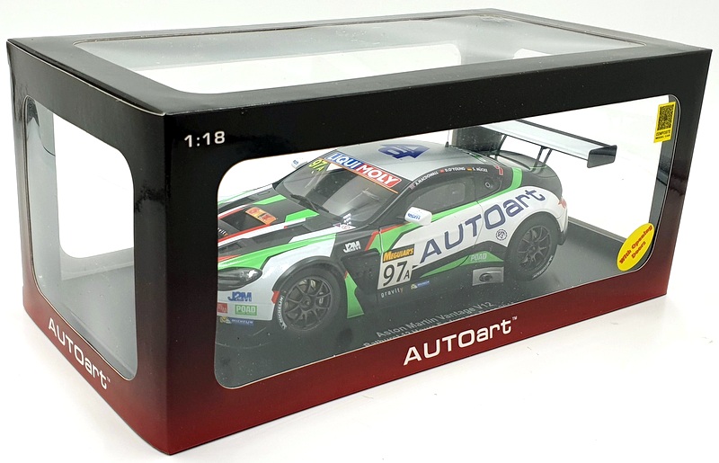 Autoart 1/18 Scale Diecast 81506 - Aston Martin V12 Vantage Bathurst 2015 #97