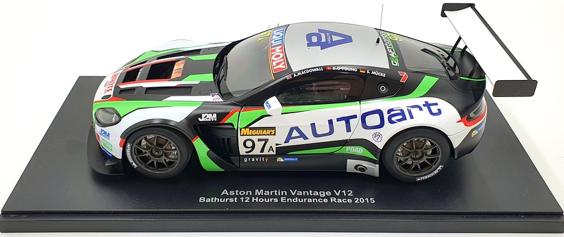 Autoart 1/18 Scale Diecast 81506 - Aston Martin V12 Vantage Bathurst 2015 #97