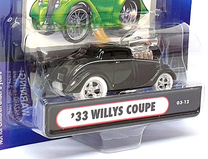Muscle Machines 1/64 Scale 71161 03-12 - 1933 Willys Coupe - Black