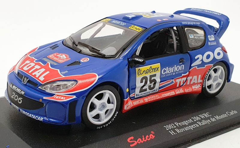 Saico 1 32 Scale Model Car Ty3321 02 Peugeot 6 Wrc H Roveanpera Ebay