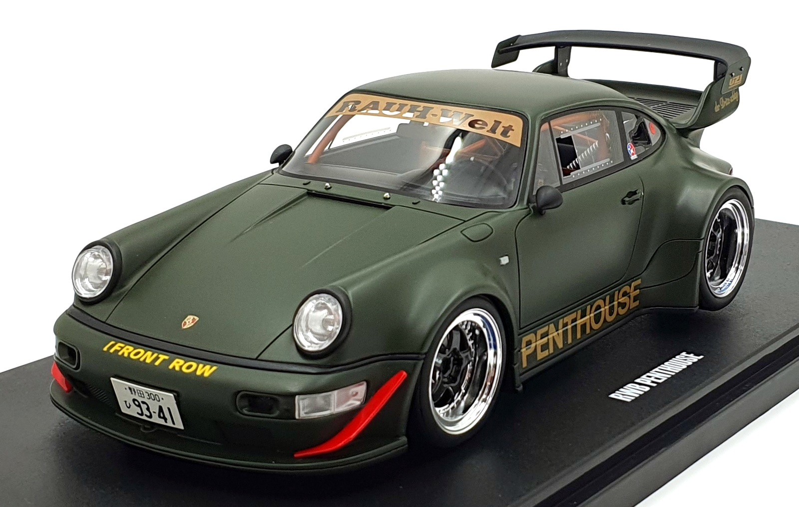 GT Spirit 1/18 Scale GT559 - Porsche RWB Penthouse - Matt Green | eBay