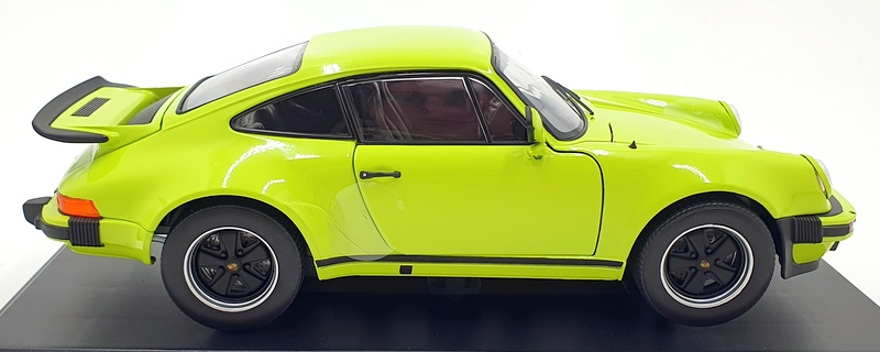 Norev 1/18 Scale Diecast 187666 - Porsche 911 Turbo 3.0 1976 - Light Green