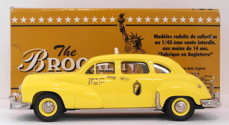 ブルックリン　1949 チェッカーニューヨーカー　1/43 Brooklin Models 1/43 Scale BRK89A - 1949 Checker New York Taxi Cab