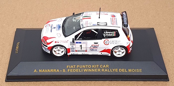 ミニカー Racing43 1/43 Fiat Punto Kit Car 2001 Ixo Models 1/43 Scale RAM017 - Fiat Punto Kit Car #1 Winner
