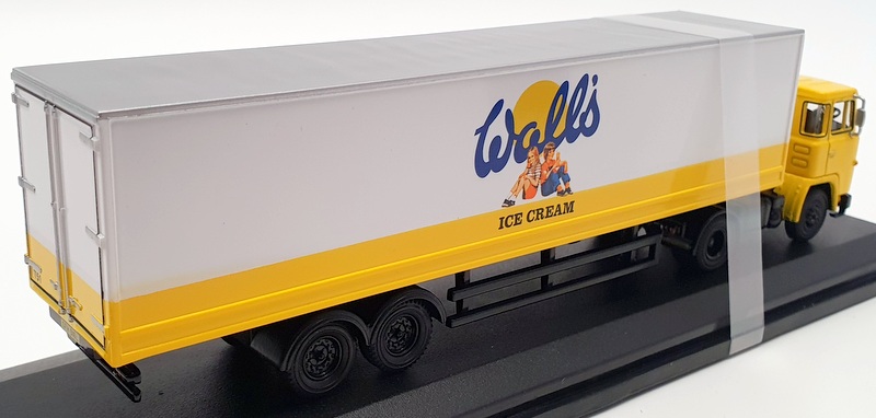 Oxford Diecast 1/76 Scale 76SC110004 - Scania 110 40ft Trailer Walls Ice Cream