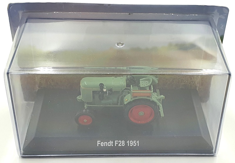 Hachette 1/43 Scale Model Tractor HL25 - 1951 Fendt F28 - Green