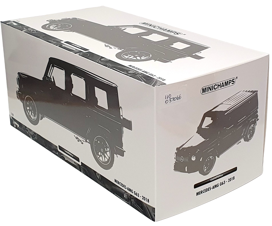 1/18 ミニチャンプス メルセデスAMG-G63 2018 1/18 MINICHAMPS Mercedes AMG G63 2018 (White) - YouTube