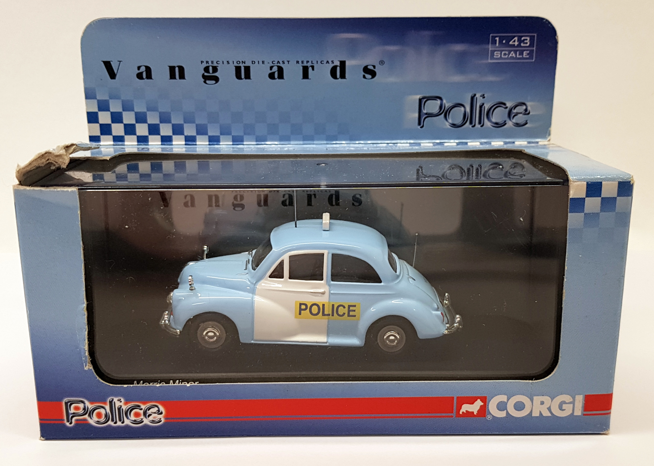 Vanguards 1/43 VA05806 Morris Minor Metro Police 75th Anniversary
