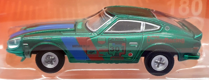 Greenlight 1/64 Scale Model Car 47010-B - 1970 Datsun 240Z #301 Rally