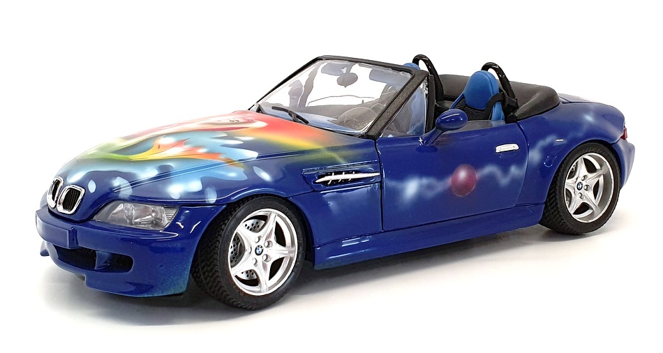 Burago 1/18 Scale Diecast 011121H - BMW M Roadster - Blue