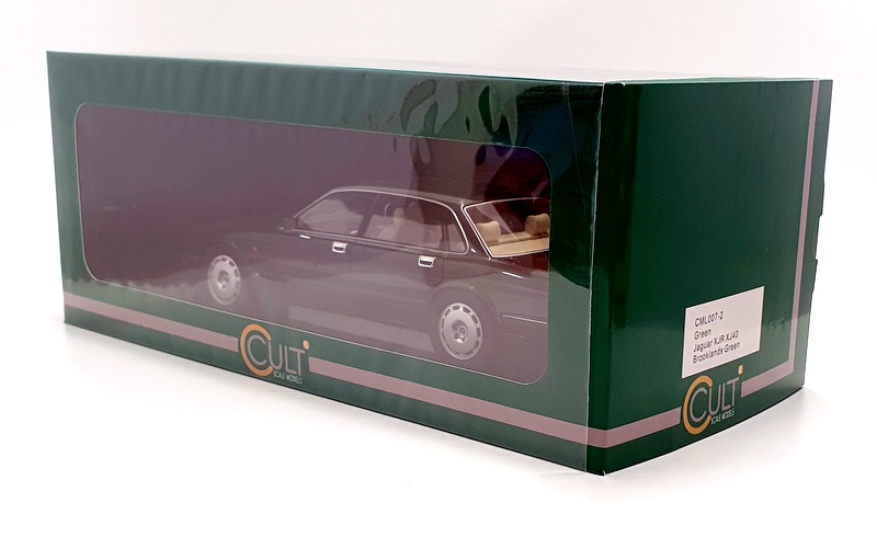 Cult Models 1/18 Scale CML007-2 - Jaguar XJR XJ40 Brooklands Green - Limited 100