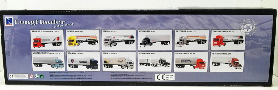 NewRay 1/32 Scale Model Truck 11633 Mercedes Benz 1853S Silver/Green