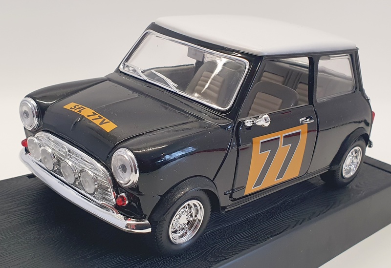 Sunnyside 1/16 Scale Diecast 0914 - Mini Cooper - Black/White #77