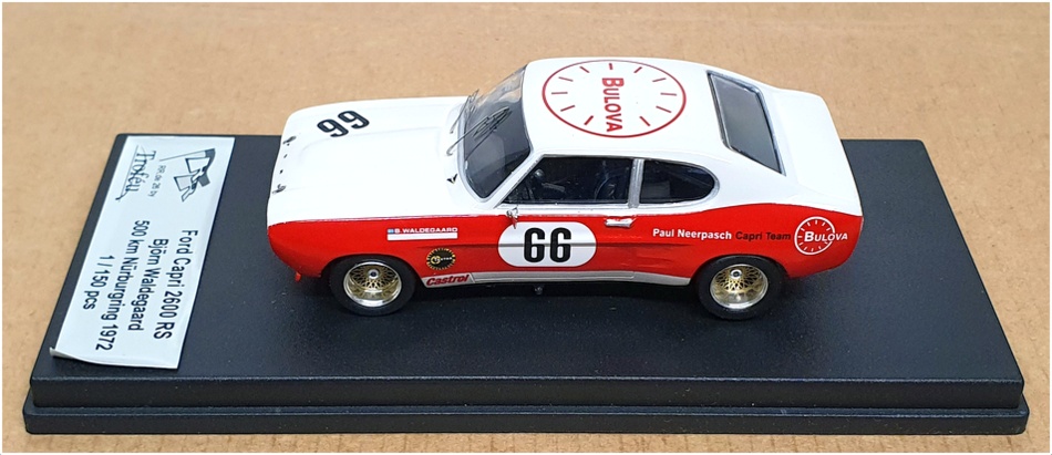Modellino in miniatura Ford Capri 2600 1/43 Trofeu 2600 MKI No.65 Ripolin Tour A Modellino in miniatura Ford Capri 2600 1/43 Trofeu 2600 MKI No.65 Ripolin Tour A