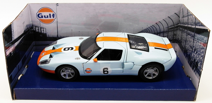 Motormax 1/24 Scale Model Car 79641 - Ford GT Concept - Gulf Motormax 1/24 Scale Model Car 79641 - Ford GT Concept - Gulf