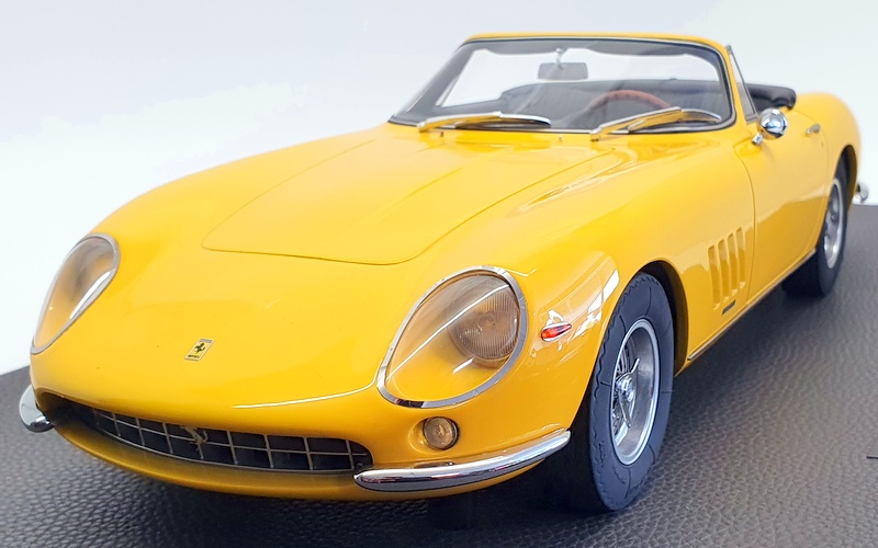 Top Marques 1 12 Scale Tm14f 1967 Ferrari 275gtb 4 Nart Spider Yellow Ebay