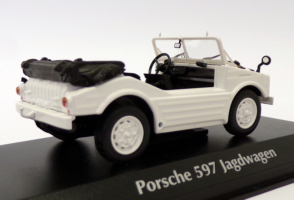 Maxichamps 1/43 Scale 940 065301 - 1954 Porsche 597 Jagdwagen - White