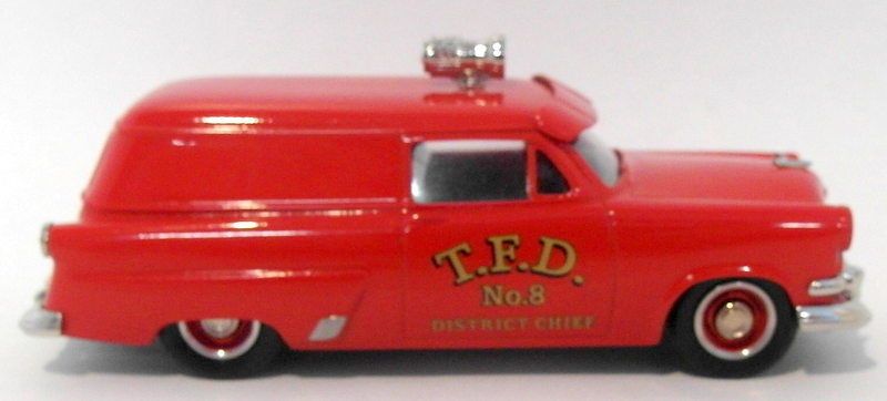Durham 1/43 Scale DC7D  - 1954 Ford Courier Toronto Fire Chief Car 1 Of 300