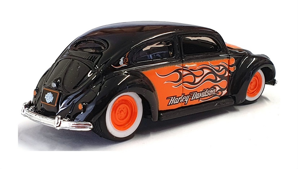 Maisto HD Custom 1/64 Scale 11380 - Volkswagen Beetle - Black/Orange