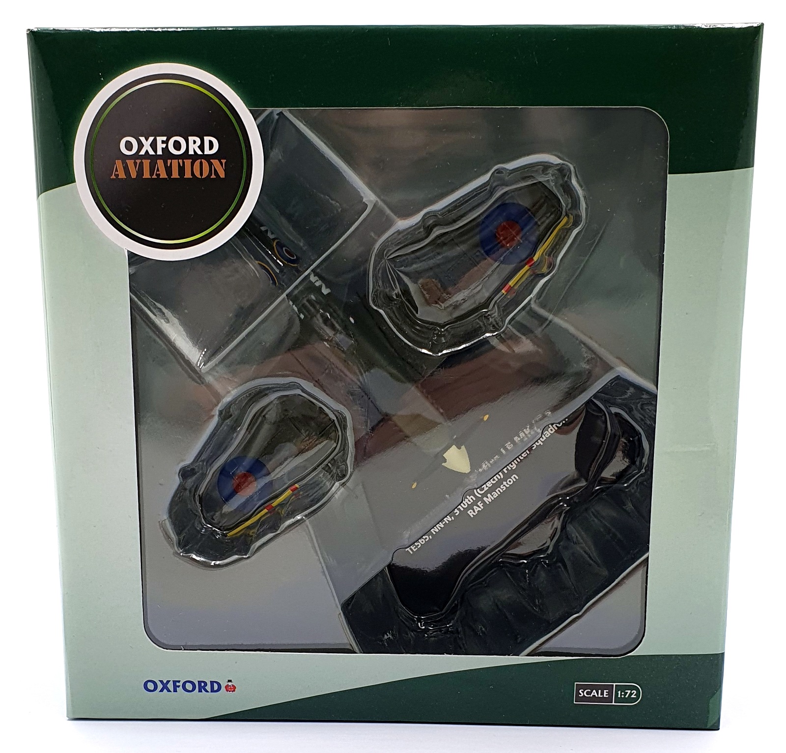 Oxford Diecast 1/72 Scale AC123 1945 Spitfire IXE RAF #310 (Czech) Sqn. Man