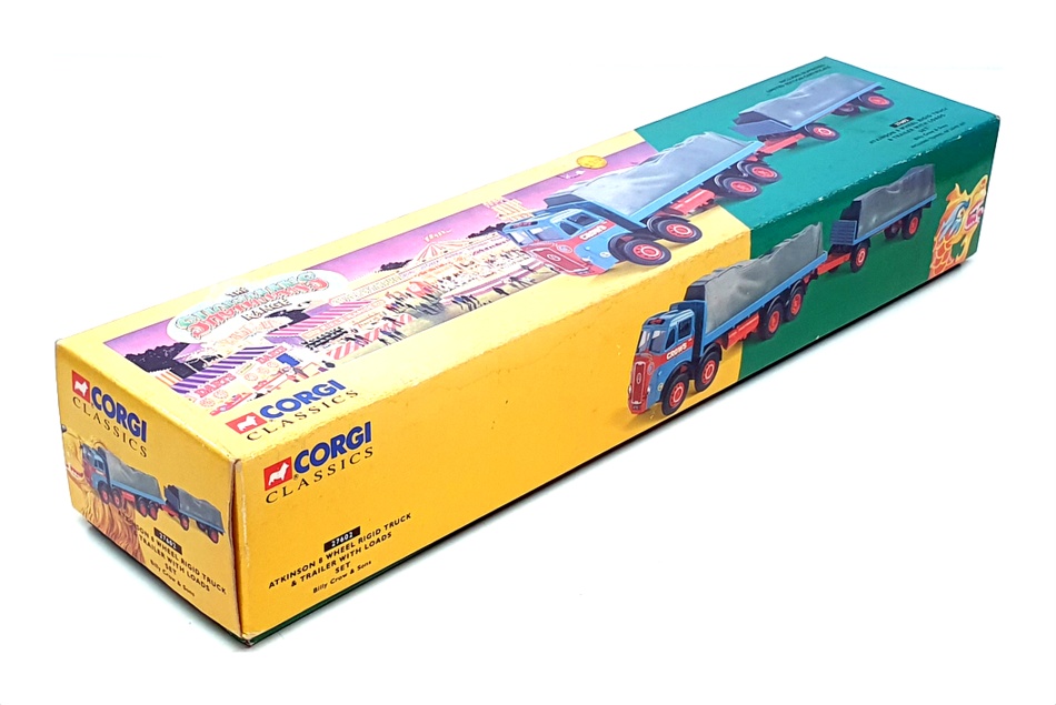 Corgi 1/50 Scale 27602 - 8W Rigid Truck & Trailer With Loads - Billy Crow & Sons Corgi 1/50 Scale 27602 - 8W Rigid Truck & Trailer With Loads - Billy Crow & Sons